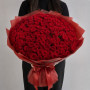 101 красная роза